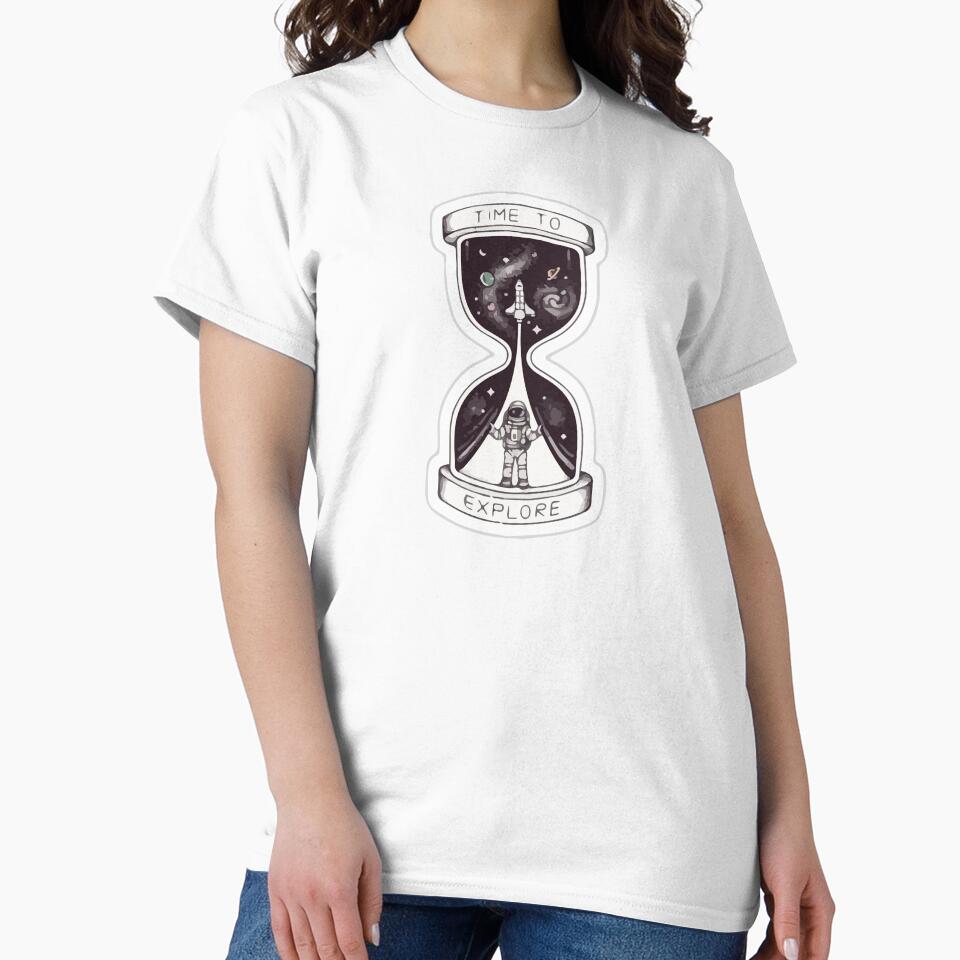 Space Hourglass Illustration by CartheArtwork T-Shirts, Hoodie, Sweatshirt | BlankRebels.com (Image 2)