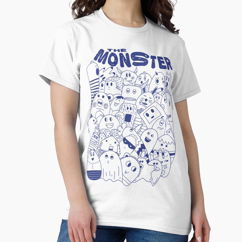 Hand drawn funny monsters doodle by Axel Christian T-Shirts, Hoodie, Sweatshirt | BlankRebels.com (Image 2)