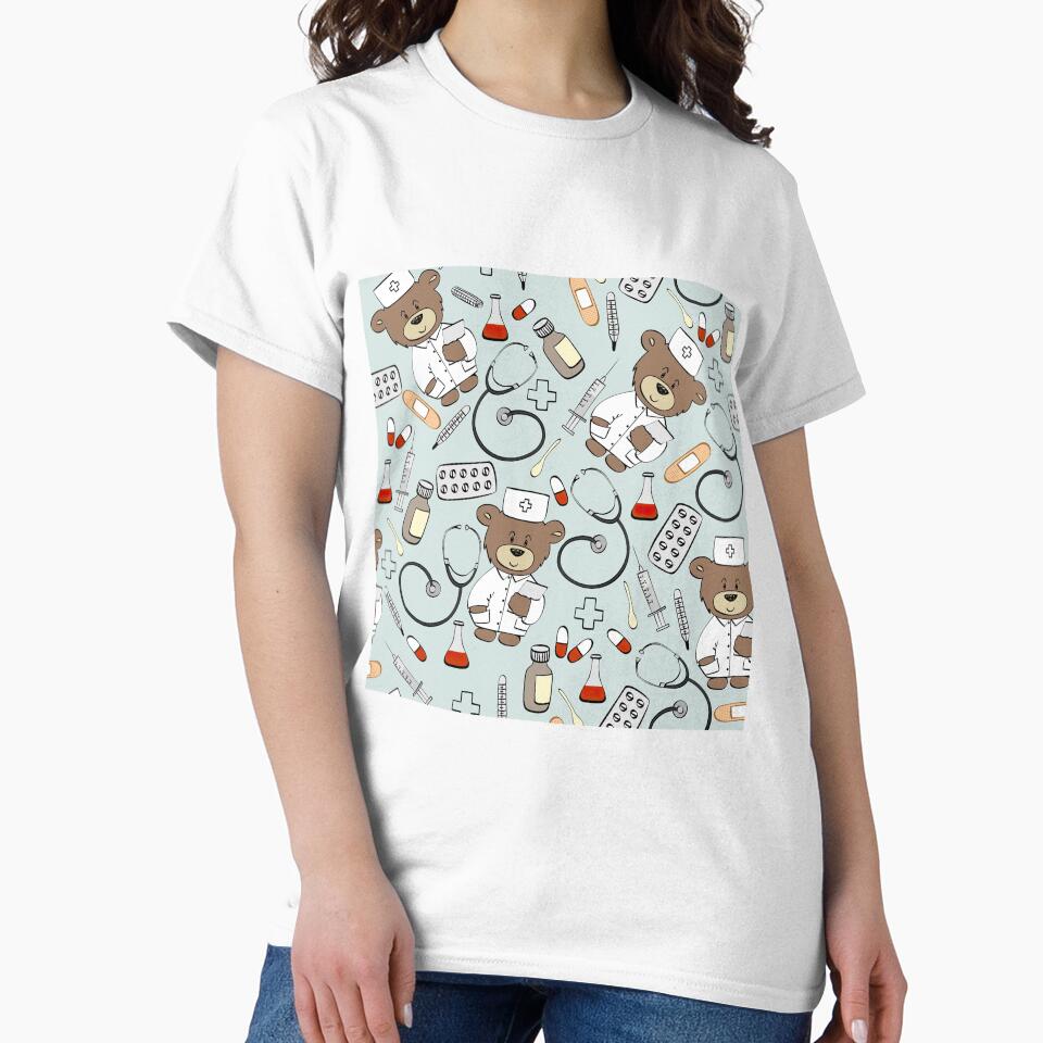 Cute Nurse Bear by HarrioBend T-Shirts, Hoodie, Sweatshirt | BlankRebels.com (Image 2)
