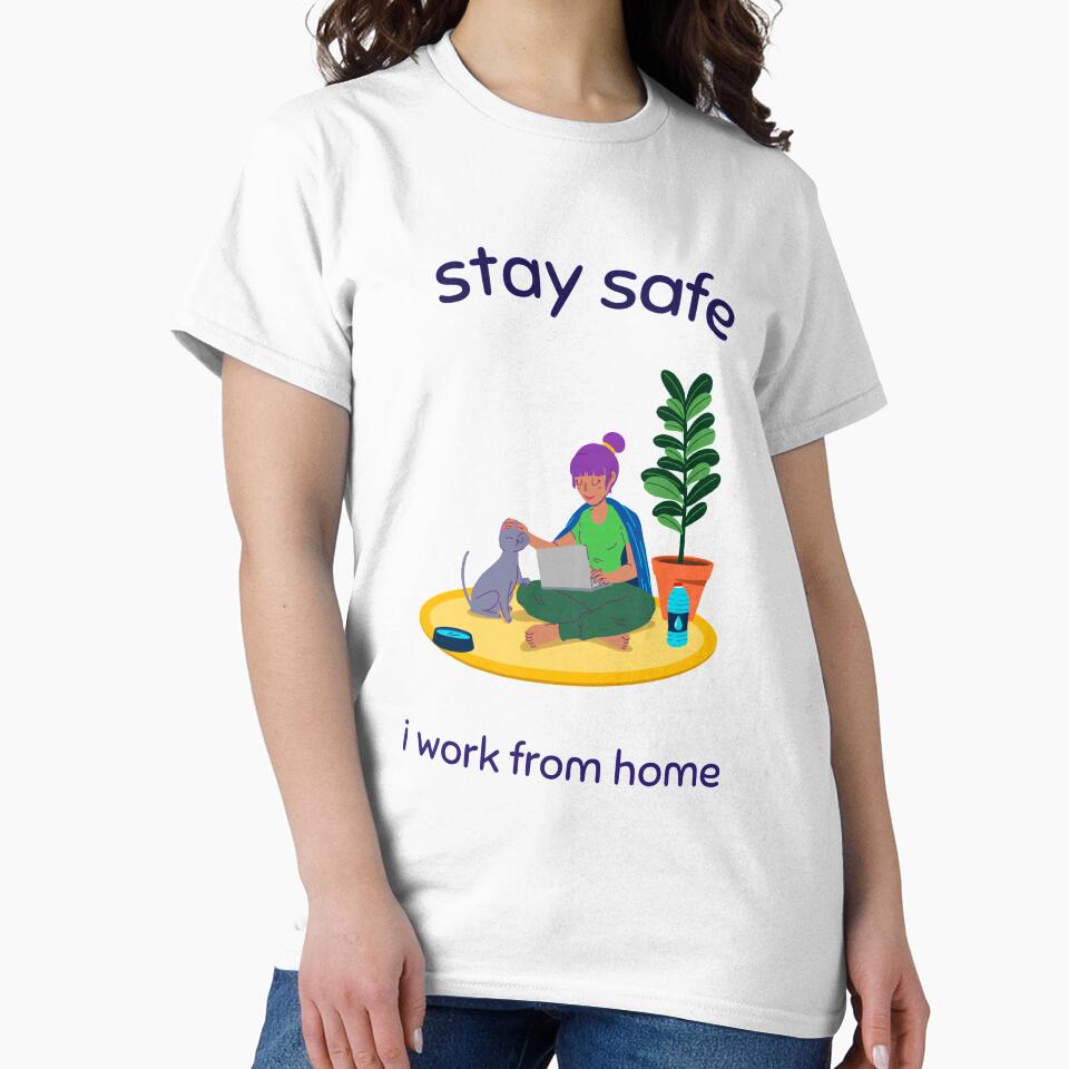 I Work From Home (for ladies) by my-green-gecko T-Shirts, Hoodie, Sweatshirt | BlankRebels.com (Image 2)