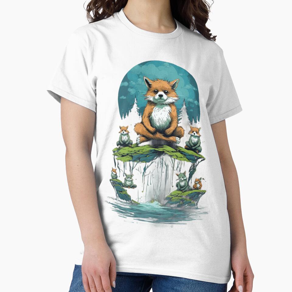 Zen Menagerie: Yoga with a Wild Twist by pickaxflapper0p T-Shirts, Hoodie, Sweatshirt | BlankRebels.com (Image 2)