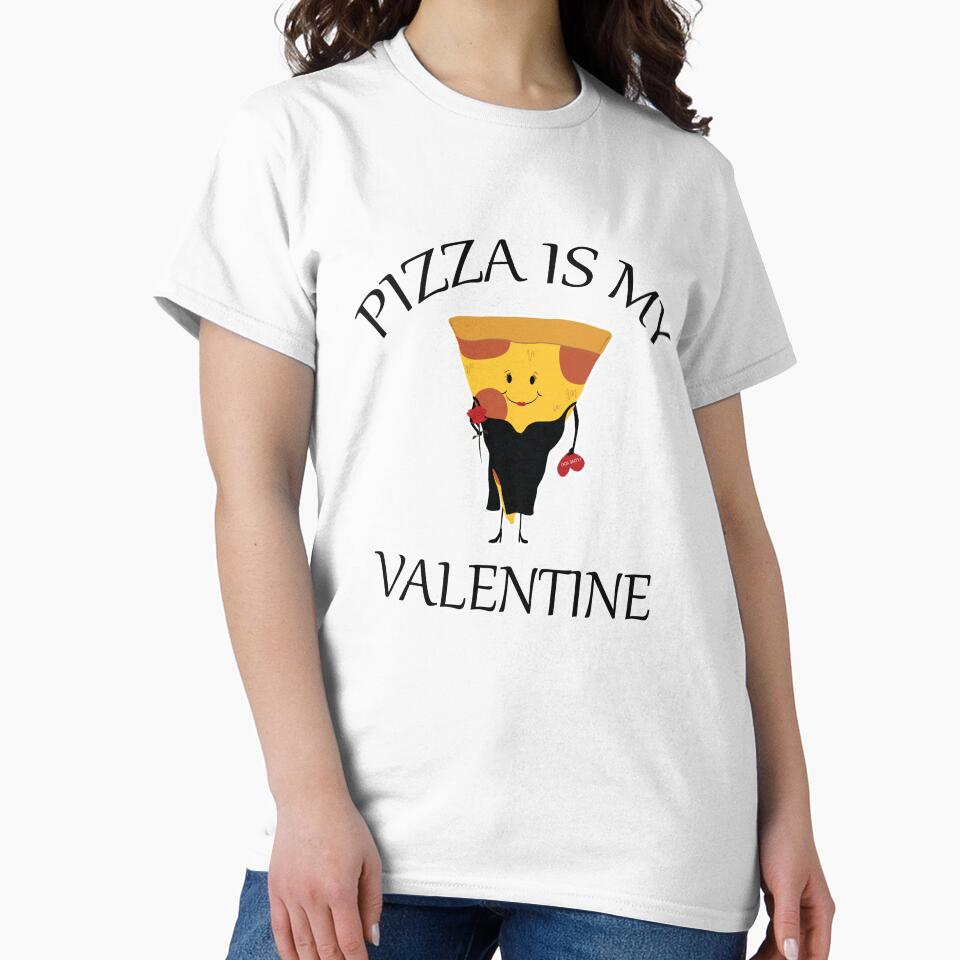Pizza Is My Valentine rose heart card by KLINESTORE T-Shirts, Hoodie, Sweatshirt | BlankRebels.com (Image 2)