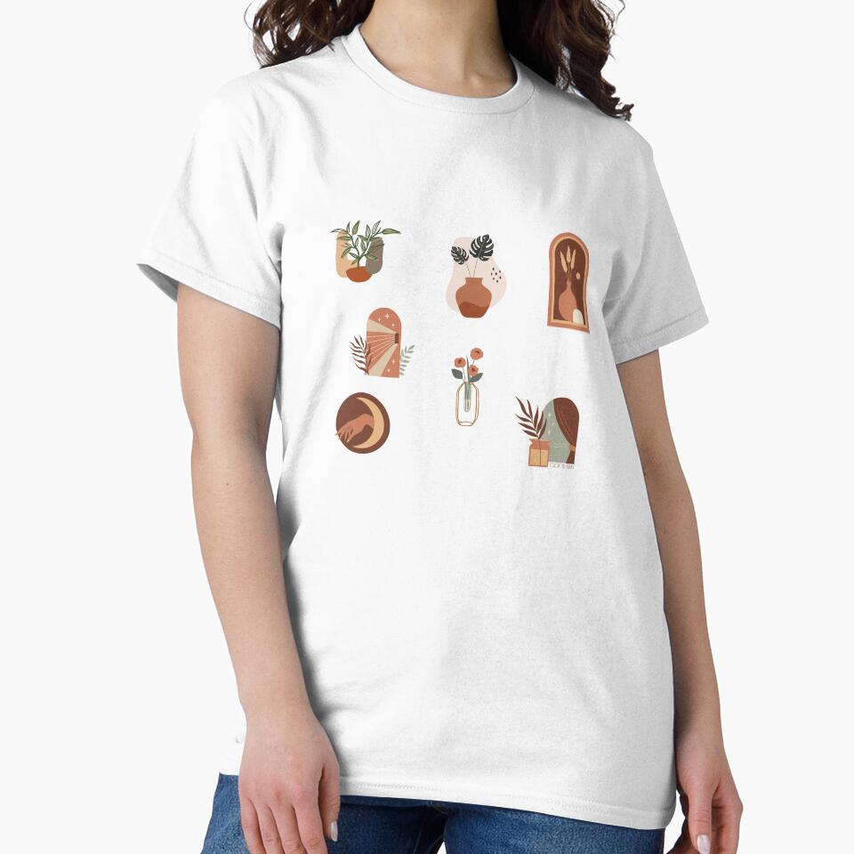 Aesthetic plants elements by BookishSpace1 T-Shirts, Hoodie, Sweatshirt | BlankRebels.com (Image 2)