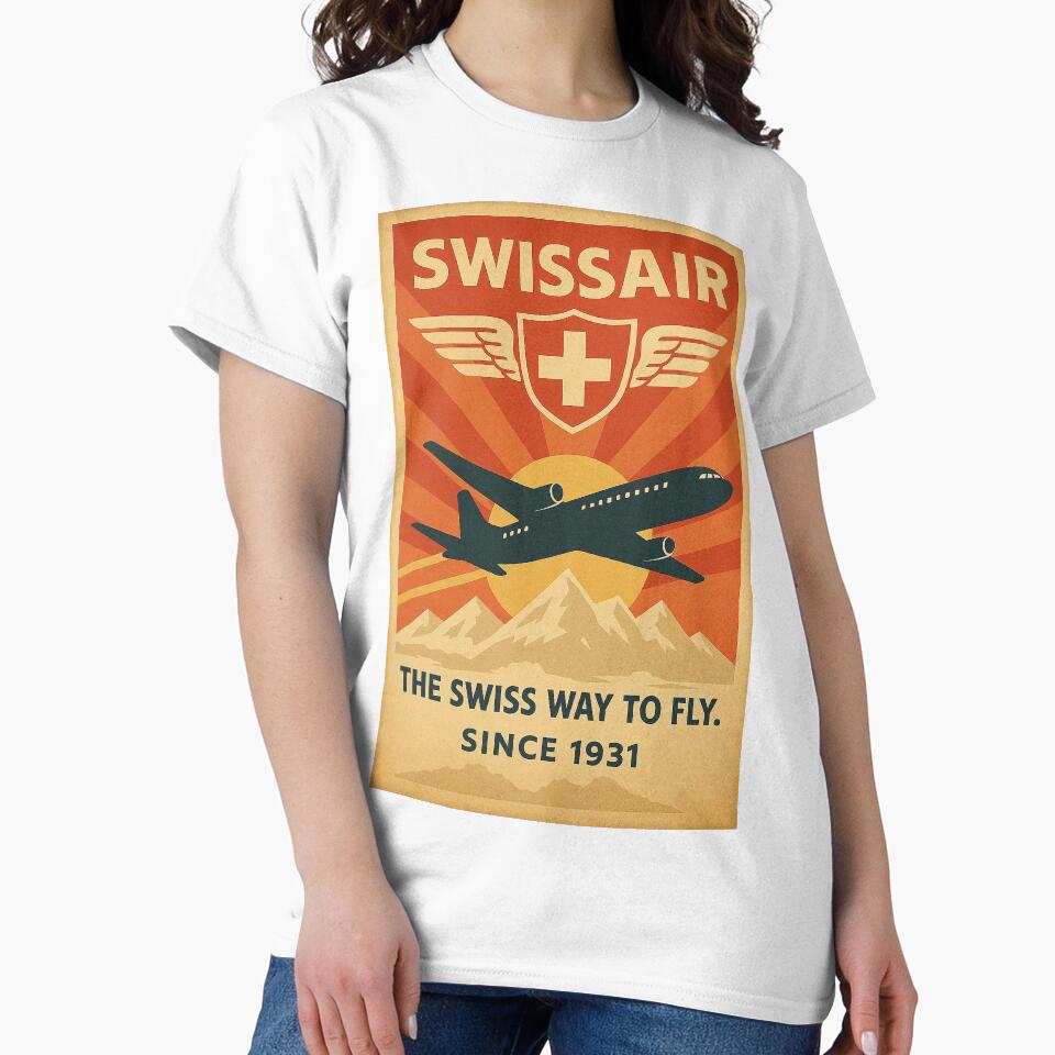 Swissair Vintage Poster The Swiss Way to Fly by Start-Aviation