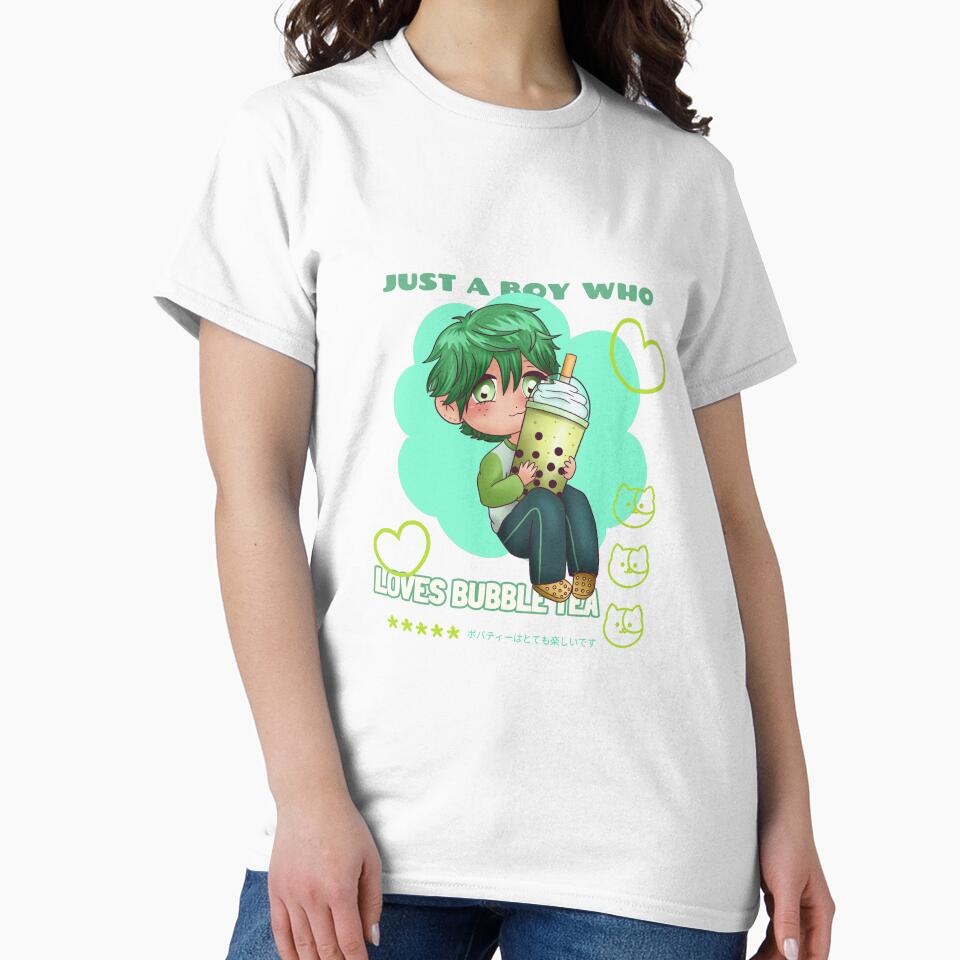 Just a Boy Who Loves Bubble Tea by Winter--Flowers T-Shirts, Hoodie, Sweatshirt | BlankRebels.com (Image 2)