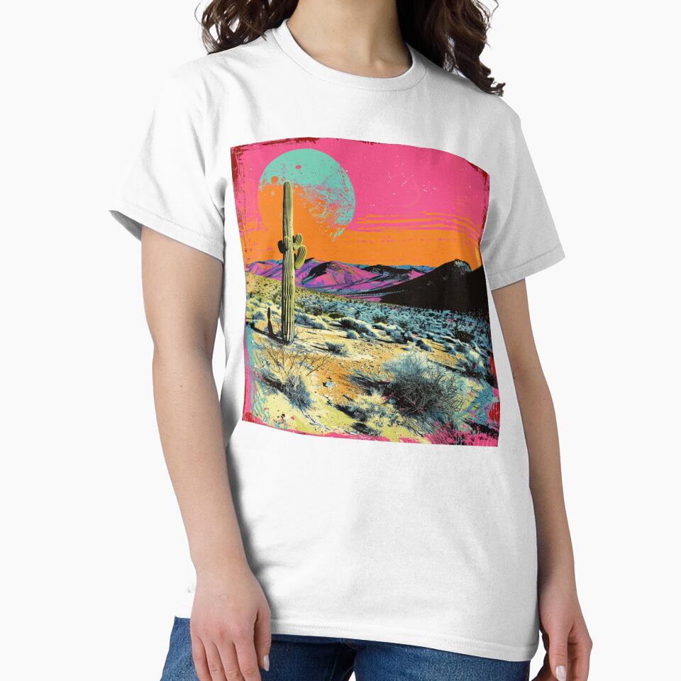 Desert Planet Retro Pop Art 6 by AstroRisq