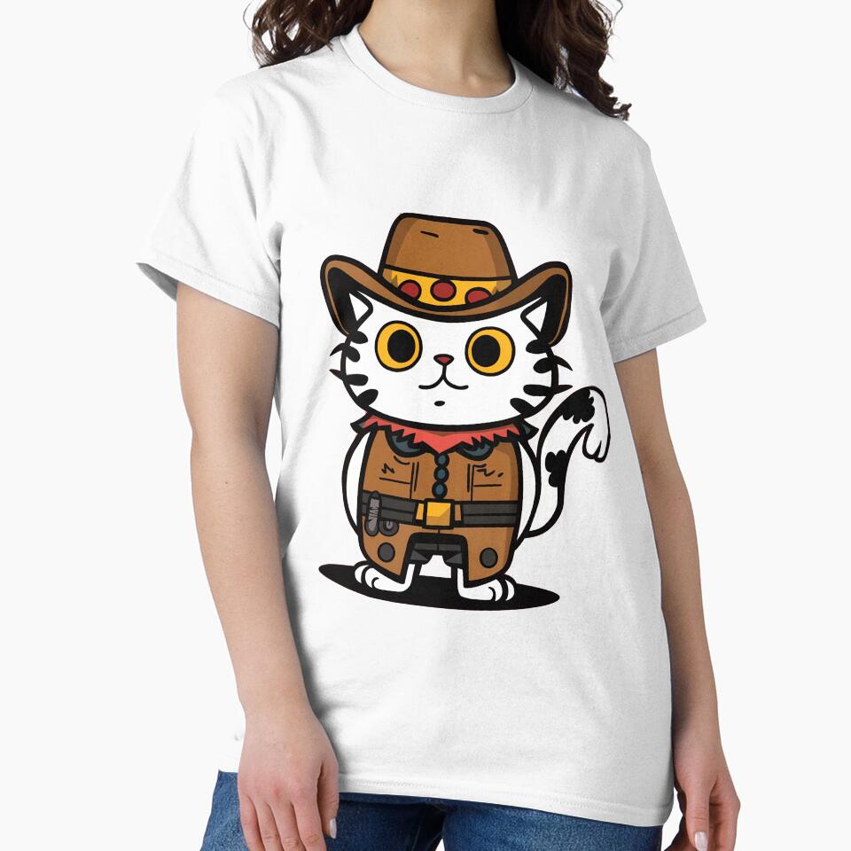cowboy cat by 90's Misaki T-Shirts, Hoodie, Sweatshirt | BlankRebels.com (Image 2)