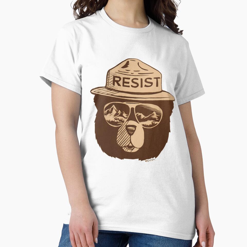 Protect our national parks stand with smokey the bear resist park save environment Service by SkeletonsDanger... (Image 2)