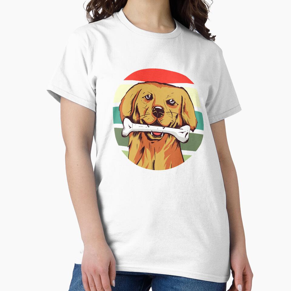 Golden Retriever Dog by Cute and Funny Animal Art Designs T-Shirts, Hoodie, Sweatshirt | BlankRebels.com (Image 2)