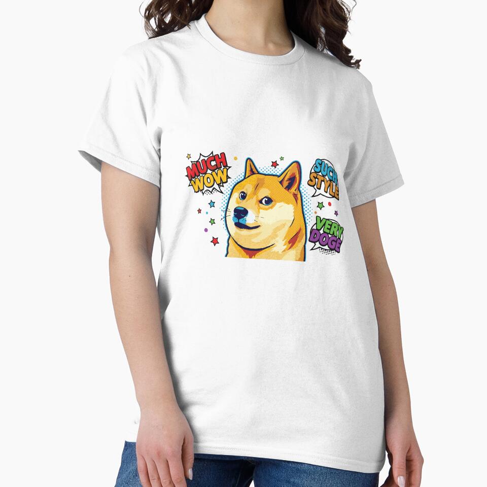 Much Wow Such Style Doge Meme by Petzzz T-Shirts, Hoodie, Sweatshirt | BlankRebels.com (Image 2)