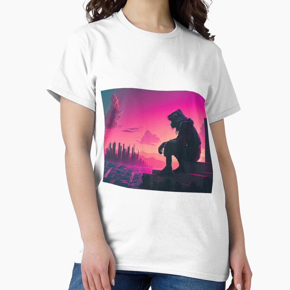 Cyberpunk Monkey Poster by WSMonkeyPosters T-Shirts, Hoodie, Sweatshirt | BlankRebels.com (Image 2)
