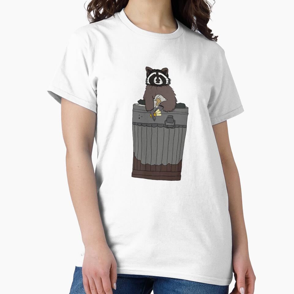 Reed Trash Panda Raccoon by cleverclarinet T-Shirts, Hoodie, Sweatshirt | BlankRebels.com (Image 2)
