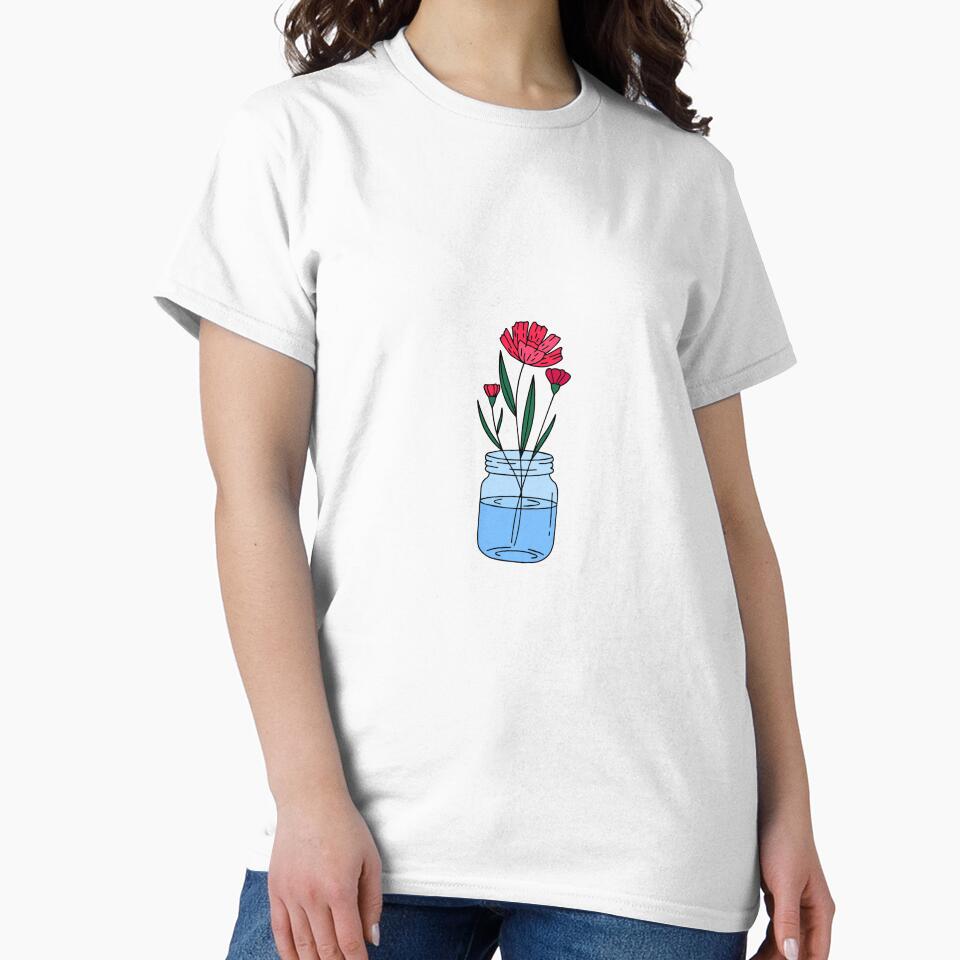 Aesthetic jar flower by designing01Ar3 T-Shirts, Hoodie, Sweatshirt | BlankRebels.com (Image 2)
