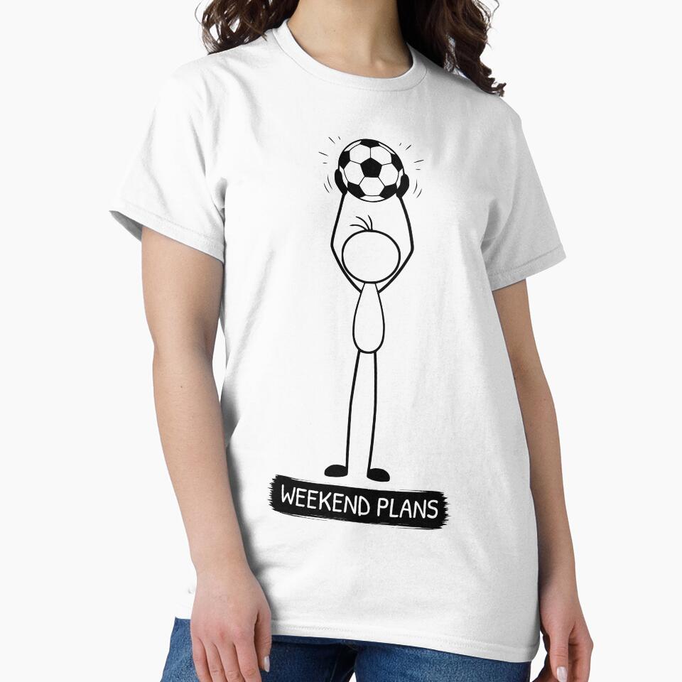 Weekend Plans Football Fan Shirt by Pebl-Co