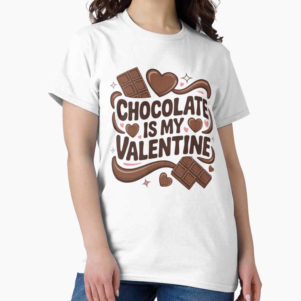 Valentine’s Day Chocolate Lover Cute by HiGifts T-Shirts, Hoodie, Sweatshirt | BlankRebels.com (Image 2)
