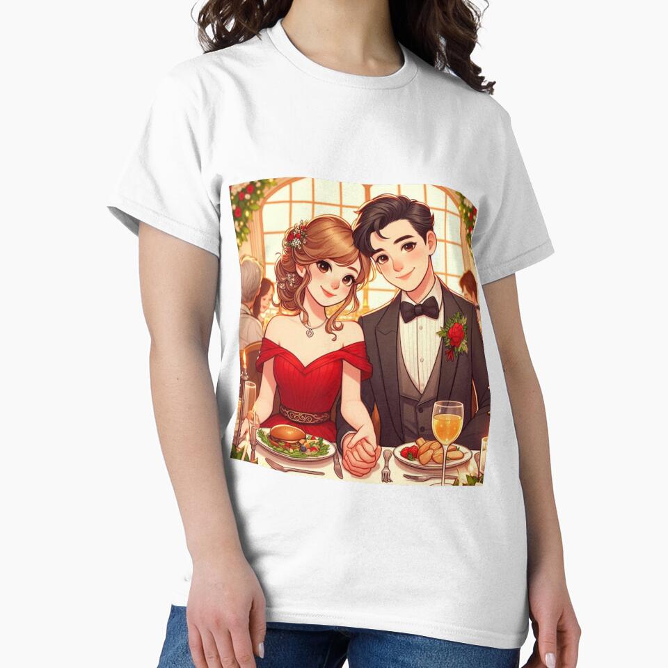 Couple Eating Together in a Restaurant by Mywaymylife T-Shirts, Hoodie, Sweatshirt | BlankRebels.com (Image 2)