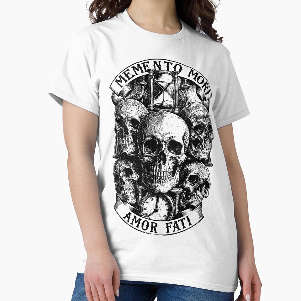 Memento Mori Amor Fati Stoic Philosophy by Buzzworthy Threads