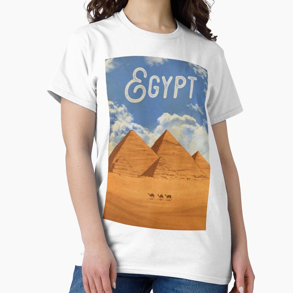 Egypt Travel Art by lynxcollection T-Shirts, Hoodie, Sweatshirt | BlankRebels.com (Image 2)