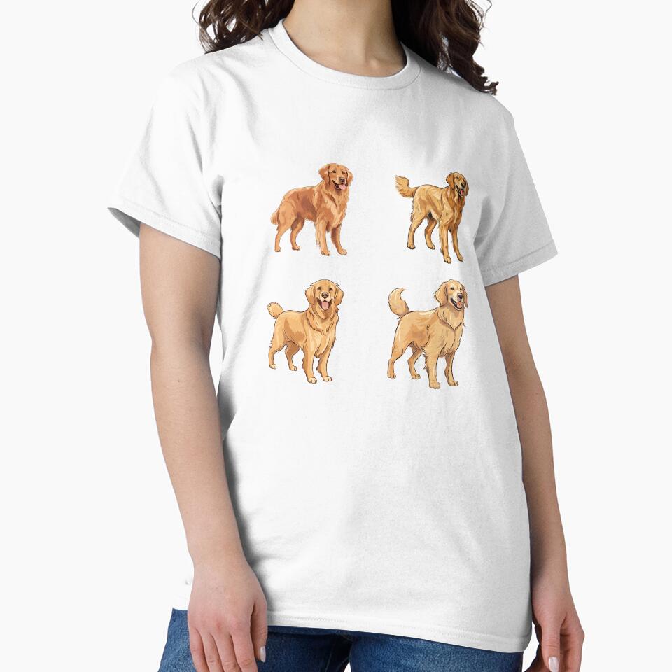 Golden Retriever Dogs by TheAnimalZ00 T-Shirts, Hoodie, Sweatshirt | BlankRebels.com (Image 2)