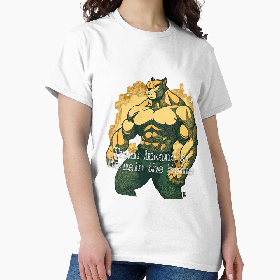 Train Insane or Remain the SameDesignBodybuilding Fitness Gym Workout Exercise Merch Print Design by tengamerx... (Image 2)