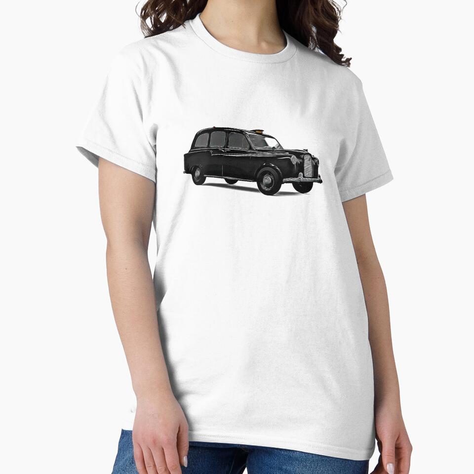 London Black Cab Cartoon by Auto-Prints