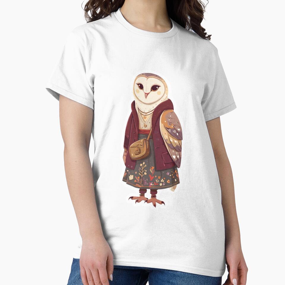 Mystical Boho Owl Aesthetic by bapupa T-Shirts, Hoodie, Sweatshirt | BlankRebels.com (Image 2)