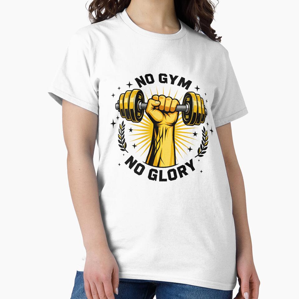 No Gym No Glory by Dxvect T-Shirts, Hoodie, Sweatshirt | BlankRebels.com (Image 2)
