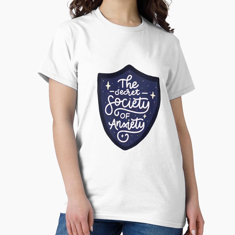 The Secret Society of Anxiety by findiwest T-Shirts, Hoodie, Sweatshirt | BlankRebels.com (Image 2)