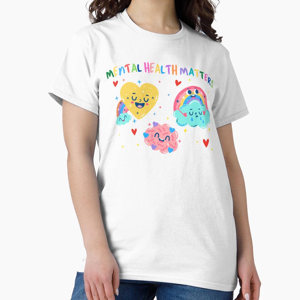 Mental Health Matters by to-esu T-Shirts, Hoodie, Sweatshirt | BlankRebels.com (Image 2)