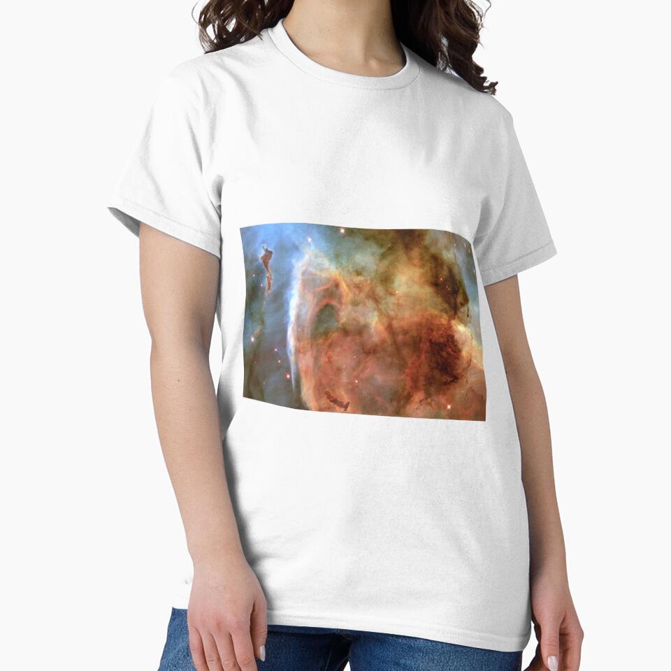 Vivid orange gas in galaxy by DelightfulArts T-Shirts, Hoodie, Sweatshirt | BlankRebels.com (Image 2)