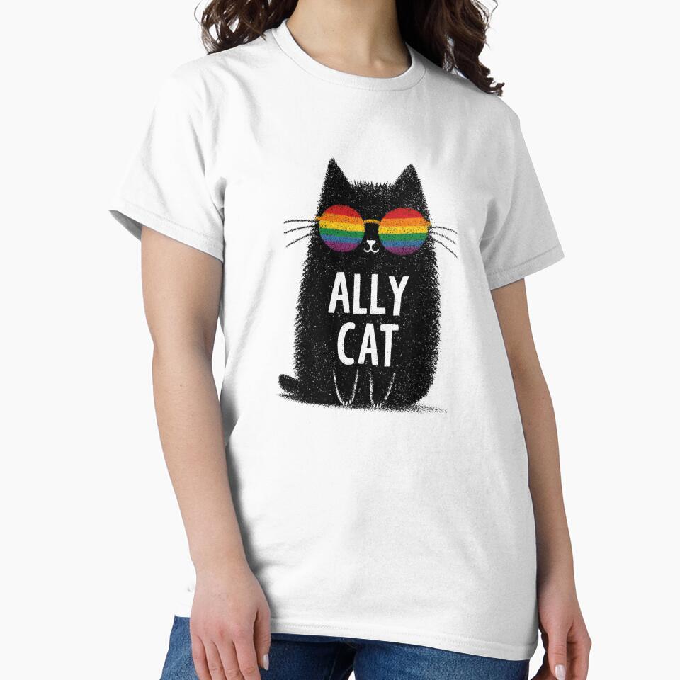 Rainbow ally cat by MendaciousMina