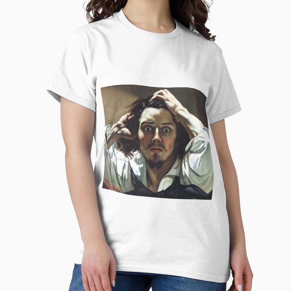 The Desperate Man by Gustave Courbet by NoCoffeeNoLife T-Shirts, Hoodie, Sweatshirt | BlankRebels.com (Image 2)