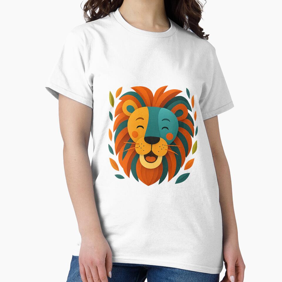 A Happy Lion – Bold, Beautiful & Perfect for Big Cat Lovers! by amiplay T-Shirts, Hoodie, Sweatshirt (Image 2)