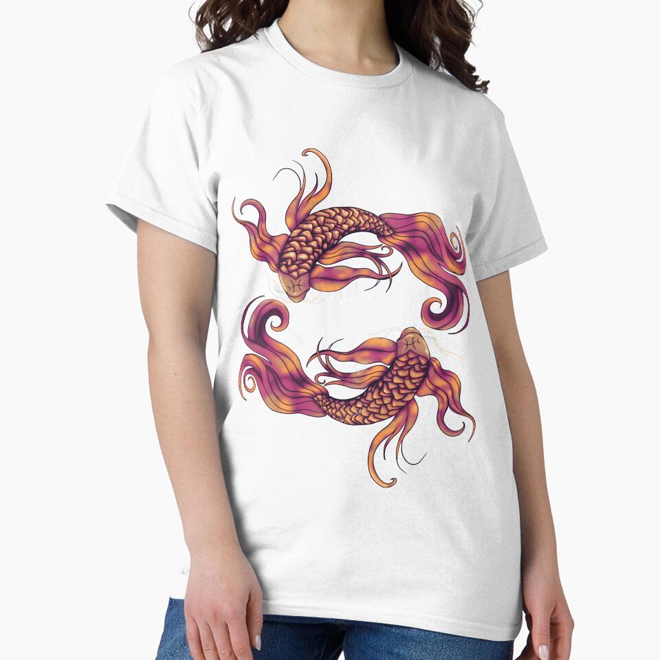 Pisces Be Koi by 7dunicornlady T-Shirts, Hoodie, Sweatshirt | BlankRebels.com (Image 2)