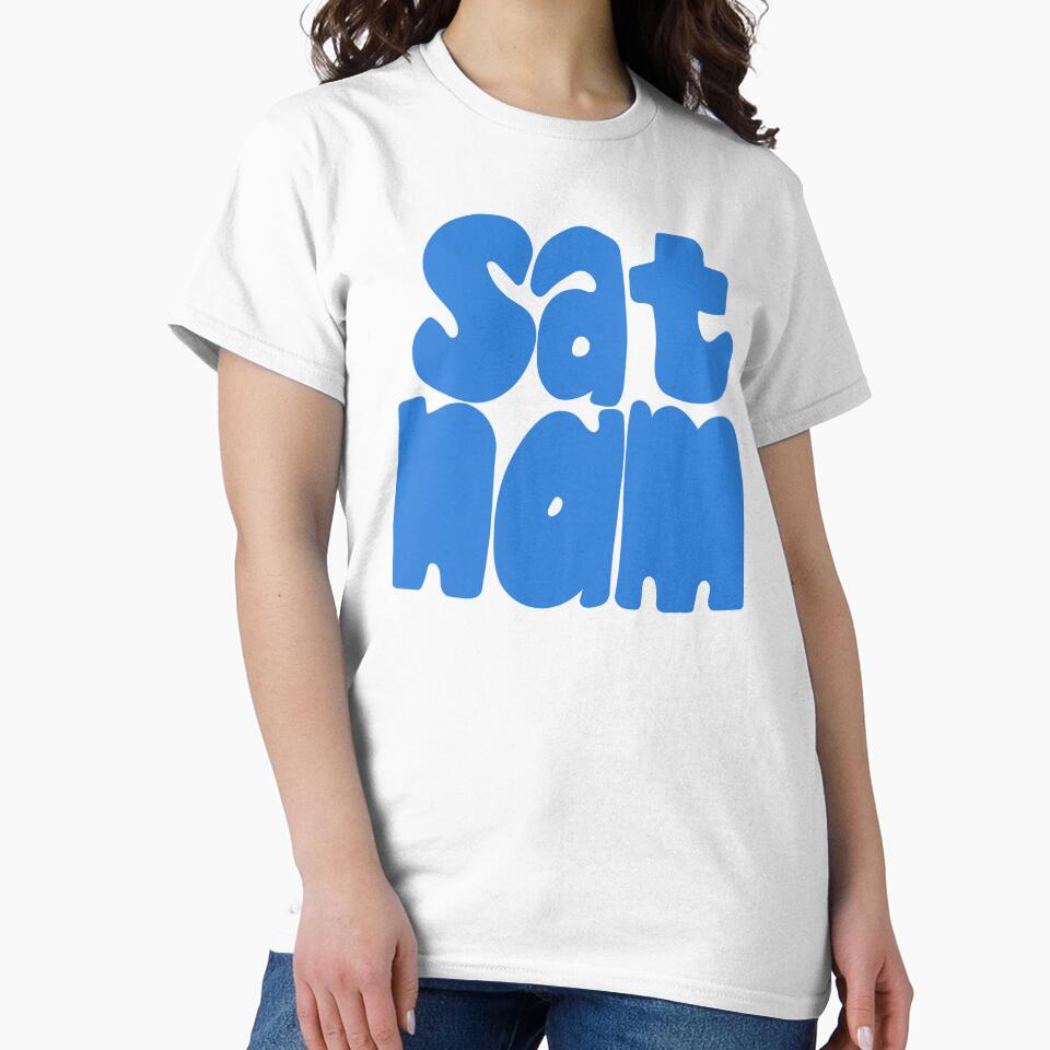 Mantra Sat Nam Blue by wordznart T-Shirts, Hoodie, Sweatshirt | BlankRebels.com (Image 2)