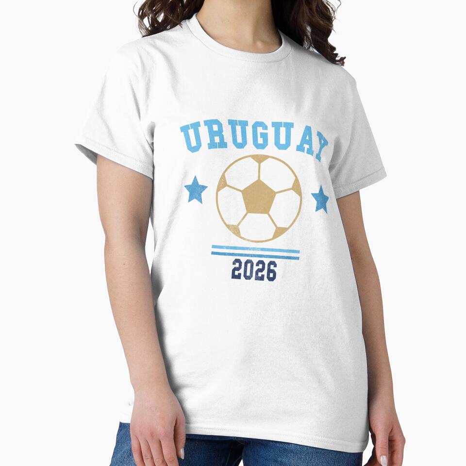 Uruguay 2026 — Vintage Soccer Tee by C & T ArtLab
