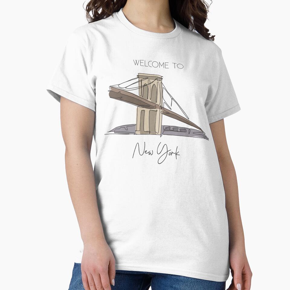 Welcome to New York Doodle by TheUSAFantasy T-Shirts, Hoodie, Sweatshirt | BlankRebels.com (Image 2)