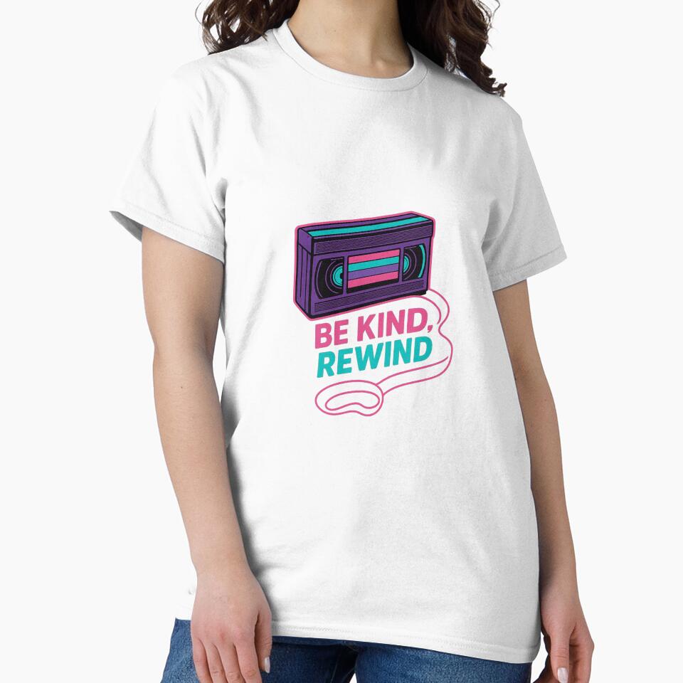 Retro Cassette, be Kind, rewind by JakeT84 T-Shirts, Hoodie, Sweatshirt | BlankRebels.com (Image 2)