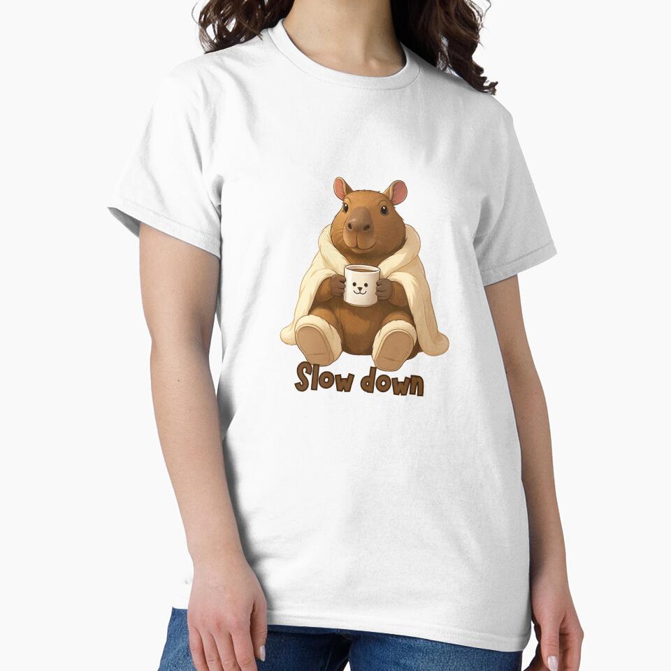 Cozy Capybara Coffee T-Shirts, Hoodie, Sweatshirt