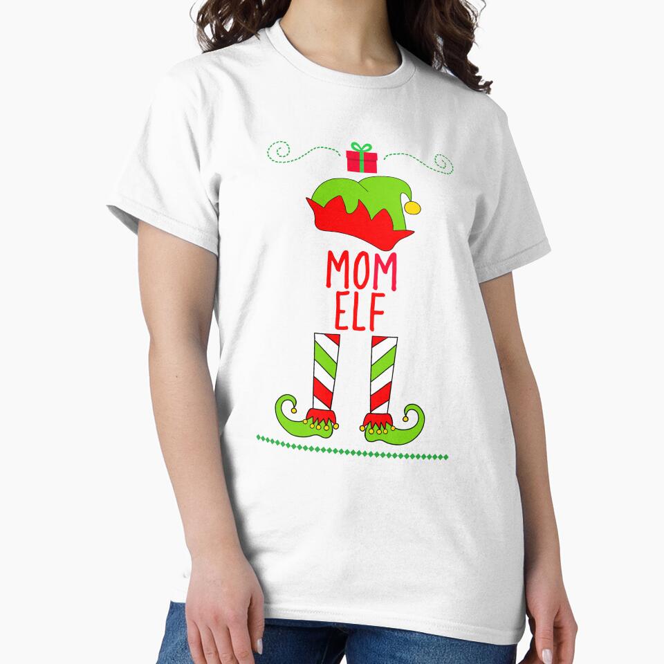 Elf Matching Mom by Sartoris Art T-Shirts, Hoodie, Sweatshirt | BlankRebels.com (Image 2)