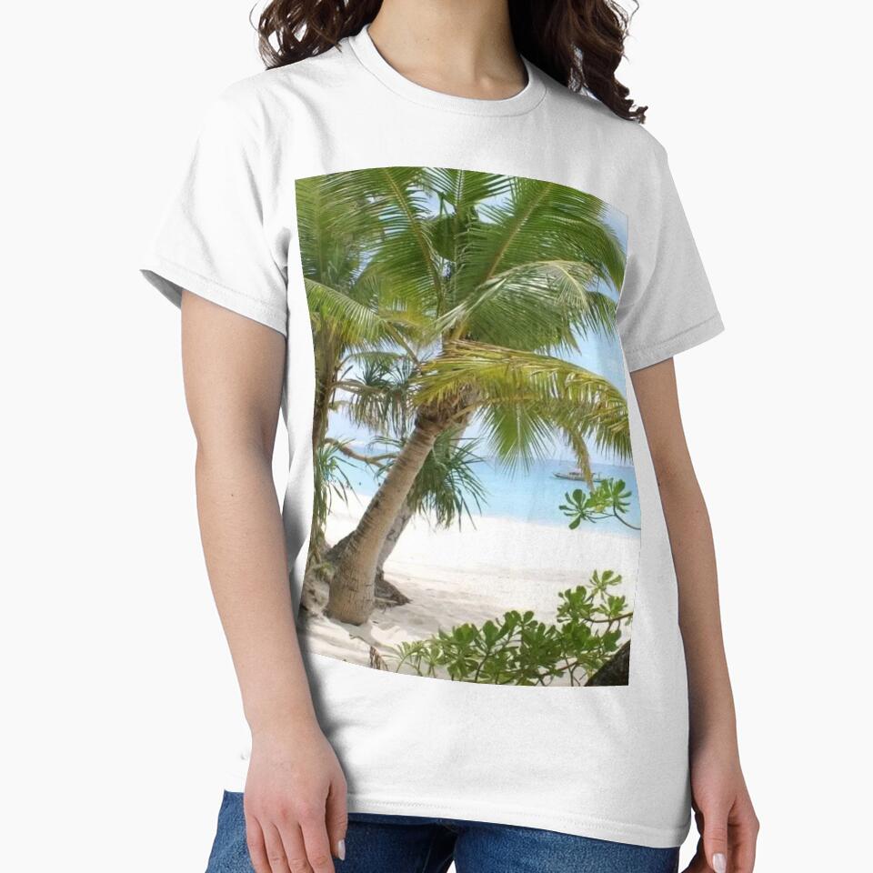 Ocean Palm Trees by The Happiness Market T-Shirts, Hoodie, Sweatshirt | BlankRebels.com (Image 2)