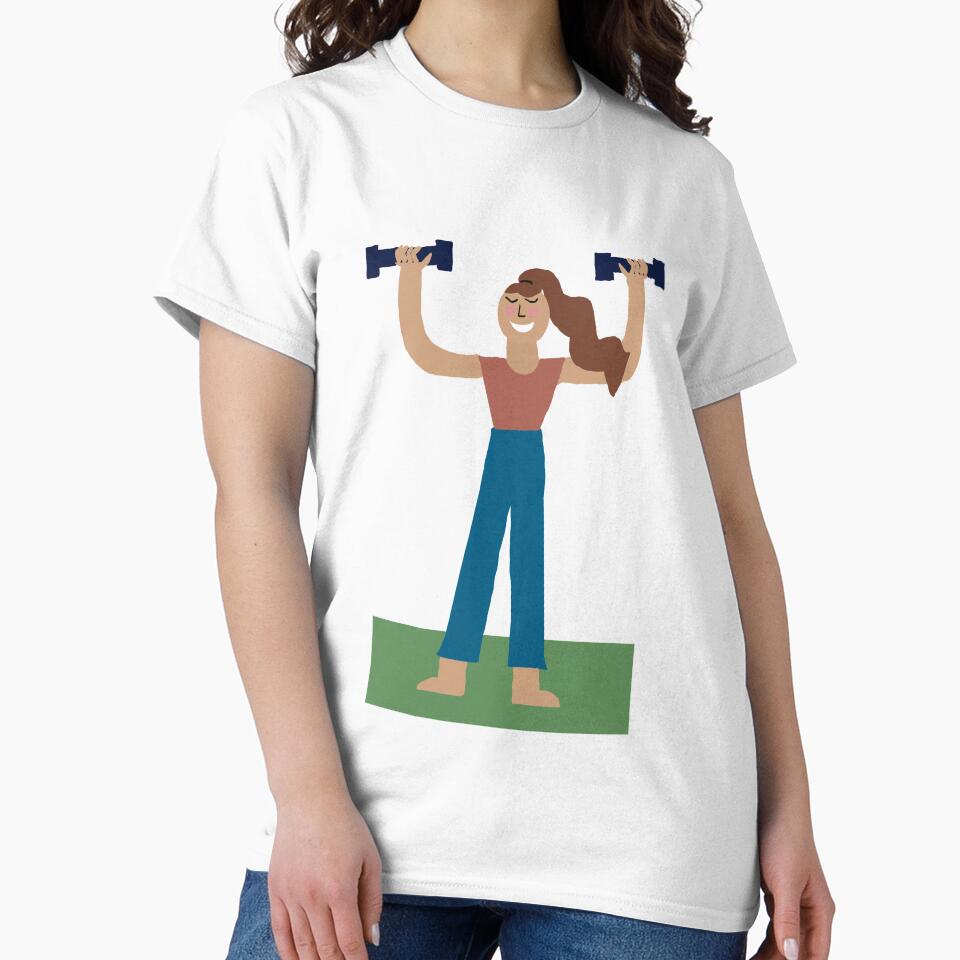Workout girl by sylviekpdx T-Shirts, Hoodie, Sweatshirt | BlankRebels.com (Image 2)