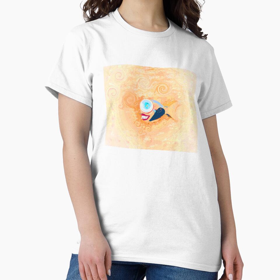 Boho Fish Hippie Vibes Coastal Bohemian Style Art or Home Décor 1 of 2 by Beachy