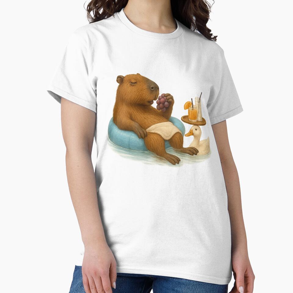 Vacation Capybara T-Shirts, Hoodie, Sweatshirt