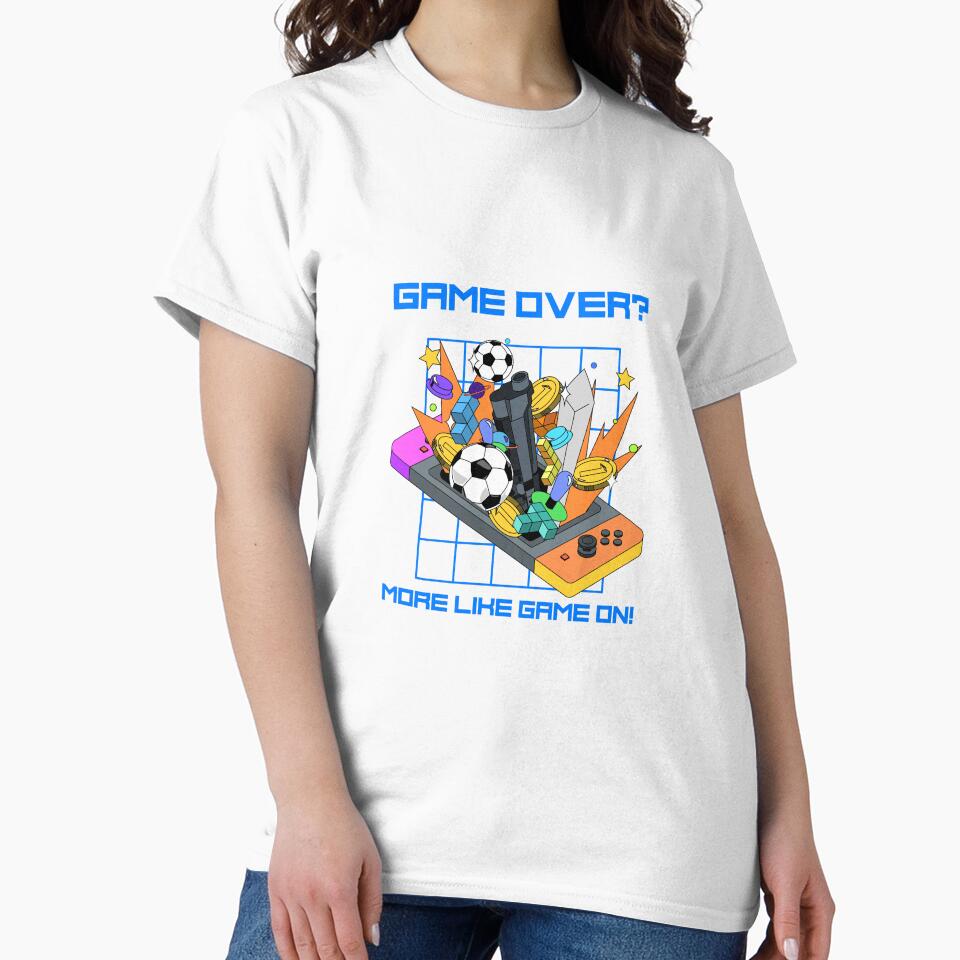 Game Over? More Like Game ! Old School Gamer Retro Vintage Controller T-Shirts, Hoodie, Sweatshirt