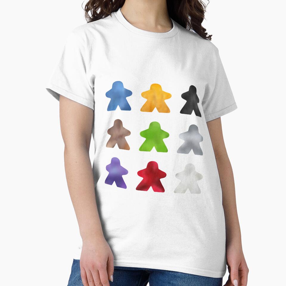 I love Meeples by GameCrafting T-Shirts, Hoodie, Sweatshirt | BlankRebels.com (Image 2)