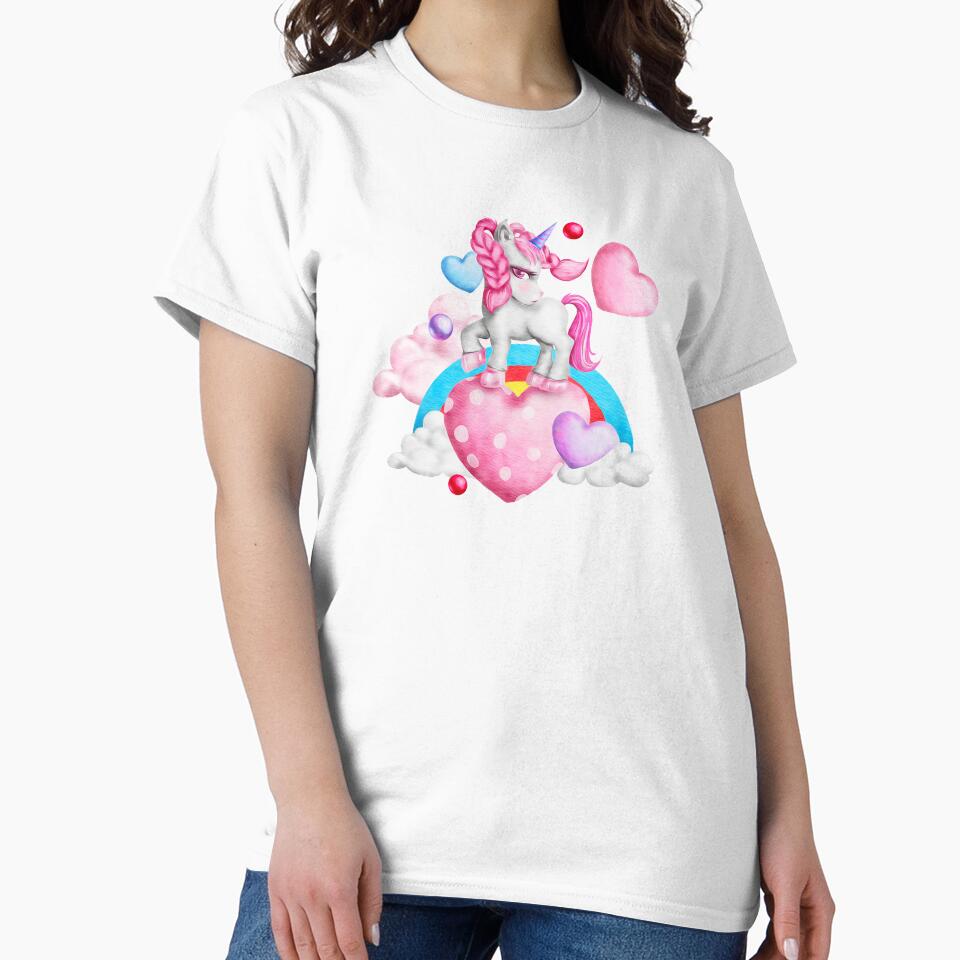 Cute Unicorn by Difonza T-Shirts, Hoodie, Sweatshirt | BlankRebels.com (Image 2)