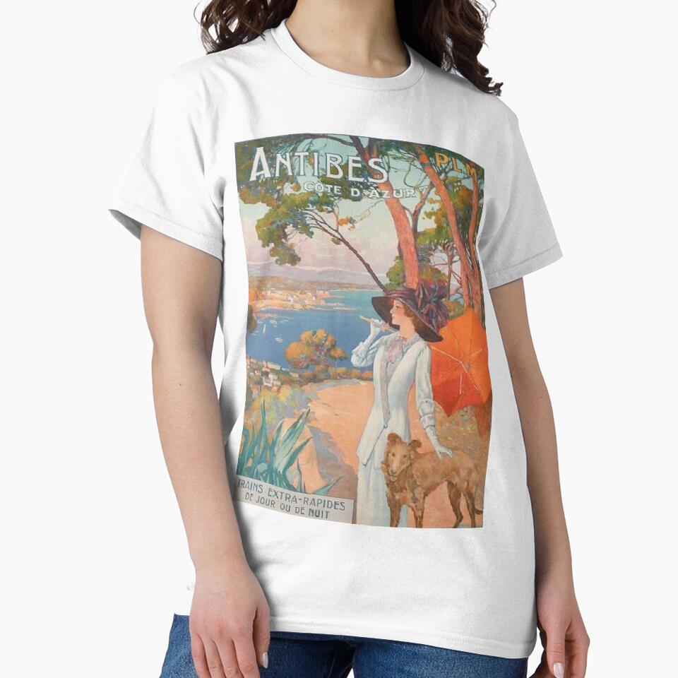 Antibes France Vintage Travel by cutesy T-Shirts, Hoodie, Sweatshirt | BlankRebels.com (Image 2)