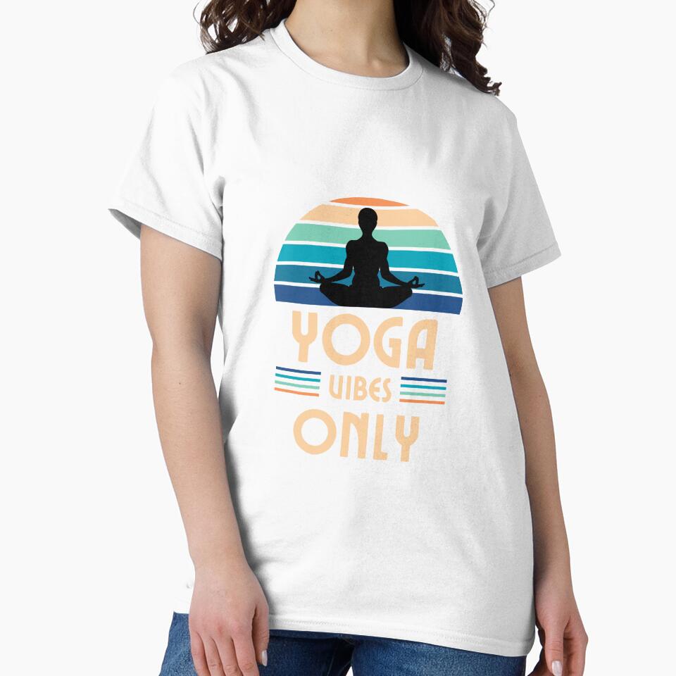 Yoga vibes only by TPrintHub T-Shirts, Hoodie, Sweatshirt | BlankRebels.com (Image 2)