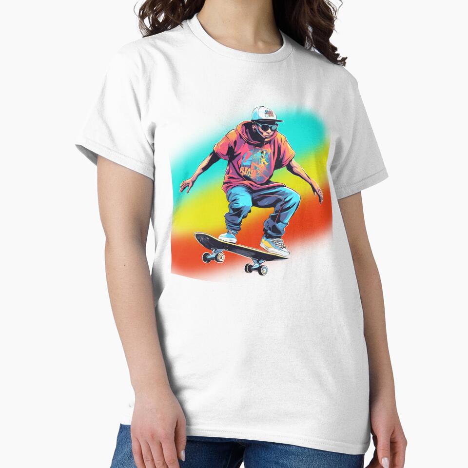 Urban Skater Style – Colorful street art vibe by kiwiossi53 T-Shirts, Hoodie, Sweatshirt | BlankRebels.com (Image 2)